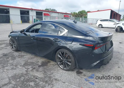 2022 Lexus Is 350 F Sport из США, поврежденный, VIN JTHGZ1B25N5053861